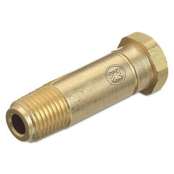 Regulator Inlet Nipples, Co2, 1/4 In (Npt), 2", Brass, Cga-320 | Bundle of 5 Each