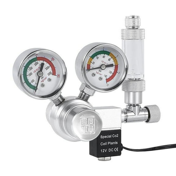 Regulator,Pressure With Pressure 12v Output Pressure Bubble Counter Co2 Co2 Pressure Co2 Pressure With Counter Check Valve Bubble Counter Check With Pressure Bubble CGA320 interface- PLUG