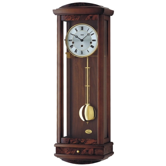 Regulator wall clock, 8 day running time from AMS AM R2607/1