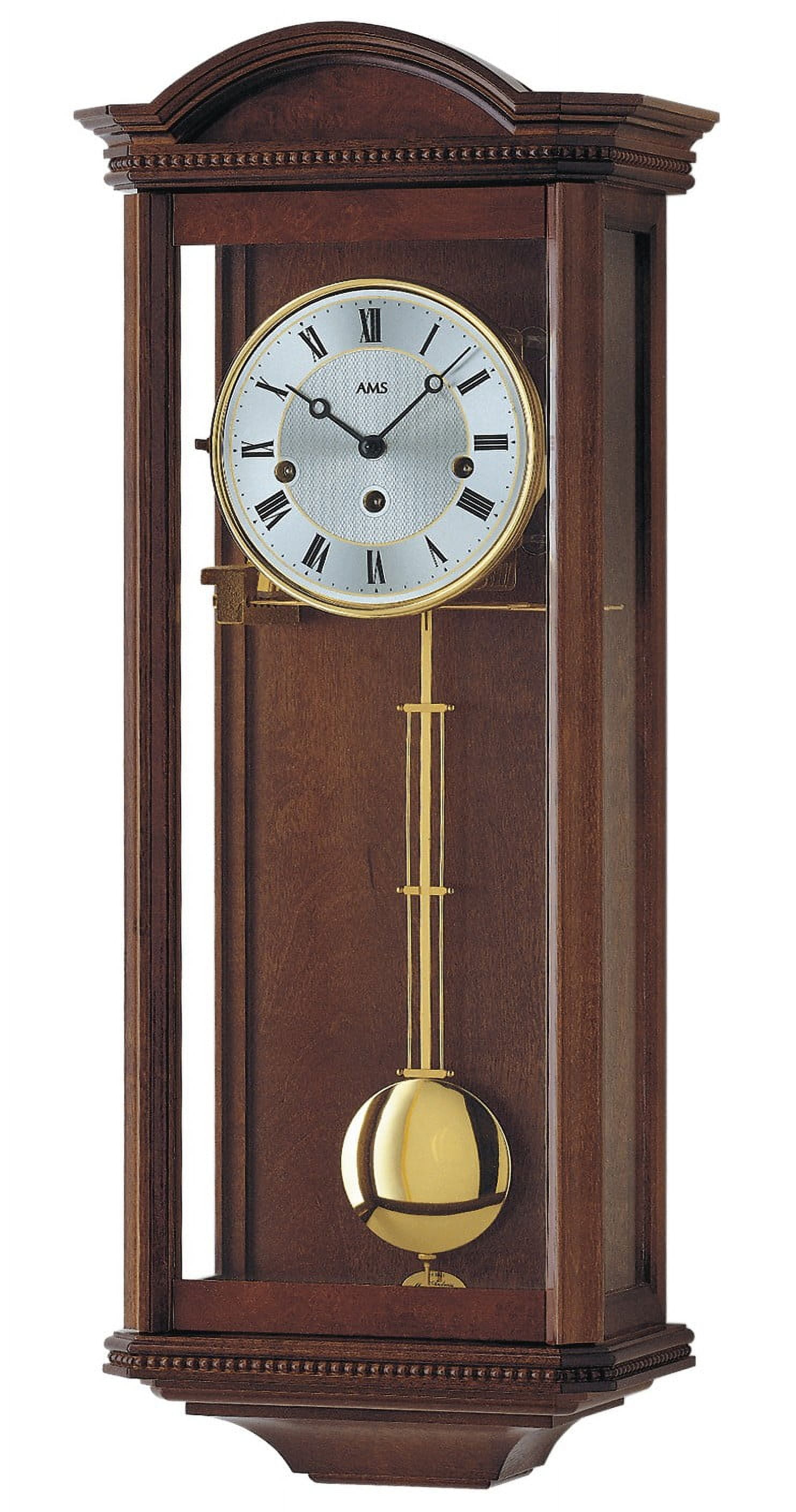 regulator-wall-clock-8-day-running-time-from-ams-am-r2663-1-walmart