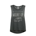 thumbnail image 1 of Regulators Mount Up Women's Fashion Sleeveless Muscle Workout Yoga Tank Top Charcoal Grey Large, 1 of 3