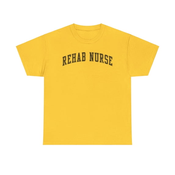 Rehab Nurse Shirt Gifts Tshirt Crew Neck Short Sleeve