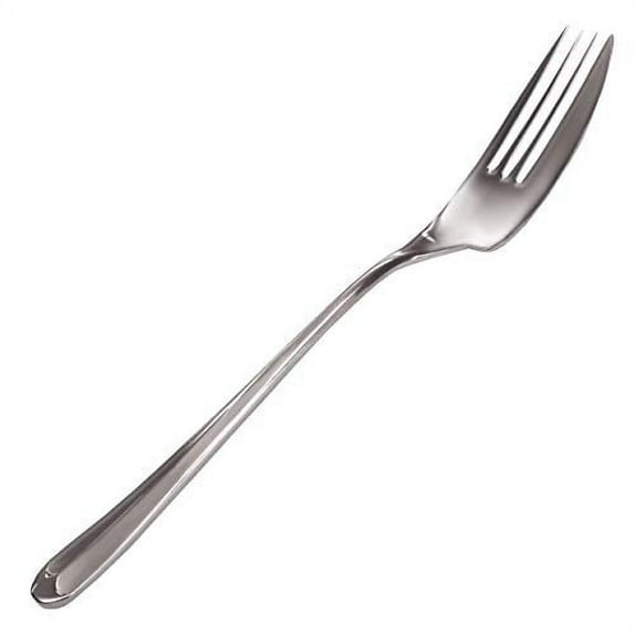 Rehabilitation Advantage Left-Hand Side Cutter Fork – 7" Stainless Steel Adaptive Utensil for Arthritis, Weak Grip, Hand Tremors & Limited Mobility – Dishwasher Safe