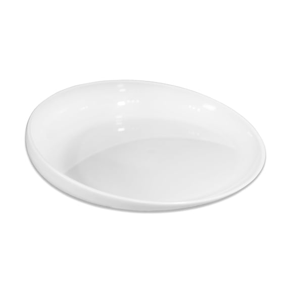 Rehabilitation Advantage Scooper Plate Curved White