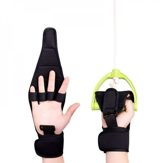 Rehabilitation Finger Auxiliary Gloves Brace Anti Spasticity Splint Finger Hand Recovery Grip Impairment Fixed Hand Fist Stroke Hemiplegia Training