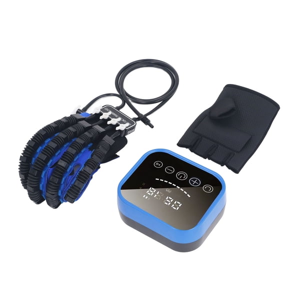 Rehabilitation Robot Glove Finger Training Hand Physical Therapy Exerciser Left Hand Stroke Recovery Device, Large Size (9.0 x 6.2 in / 23.0 x 16.0 cm)