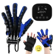 Rehabilitation Robot Glove for Stroke Hemiplegia Finger Hand Stroke Recovery Equipment for Left or Right Robotic Hand Trainer with Heating Massage Mirror Glove