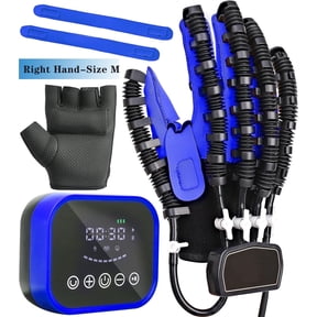 Rehabilitation Robot Gloves-5 Modes Hand Physical Therapy Rehabilitation Equipment for Finger Rehab Trainer(Right Hand-M)