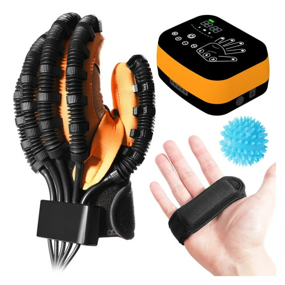 Rehabilitation Robot Gloves 8 Adjustable Levels Stroke Hemiplegia Infarction Hand Training Equipment Finger Exerciser ,Bionic Technology