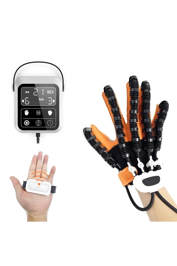Rehabilitation Robot Gloves Upgrade Hemiplegia Hand Stroke Recovery Equipment For Arthritis Stroke Hemiplegia Patients, Right Hand, XXL