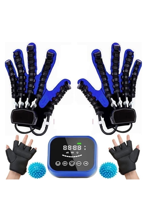 Rehabilitation Robot Gloves Wireless Mirroring Stroke Hemiplegia Hand Function Training Glove Finger Care Equipment ,Easy to Use