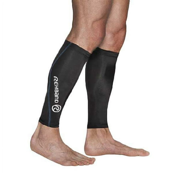 Rehband Compression Calf Sleeve (Pair)-White-Small/Medium