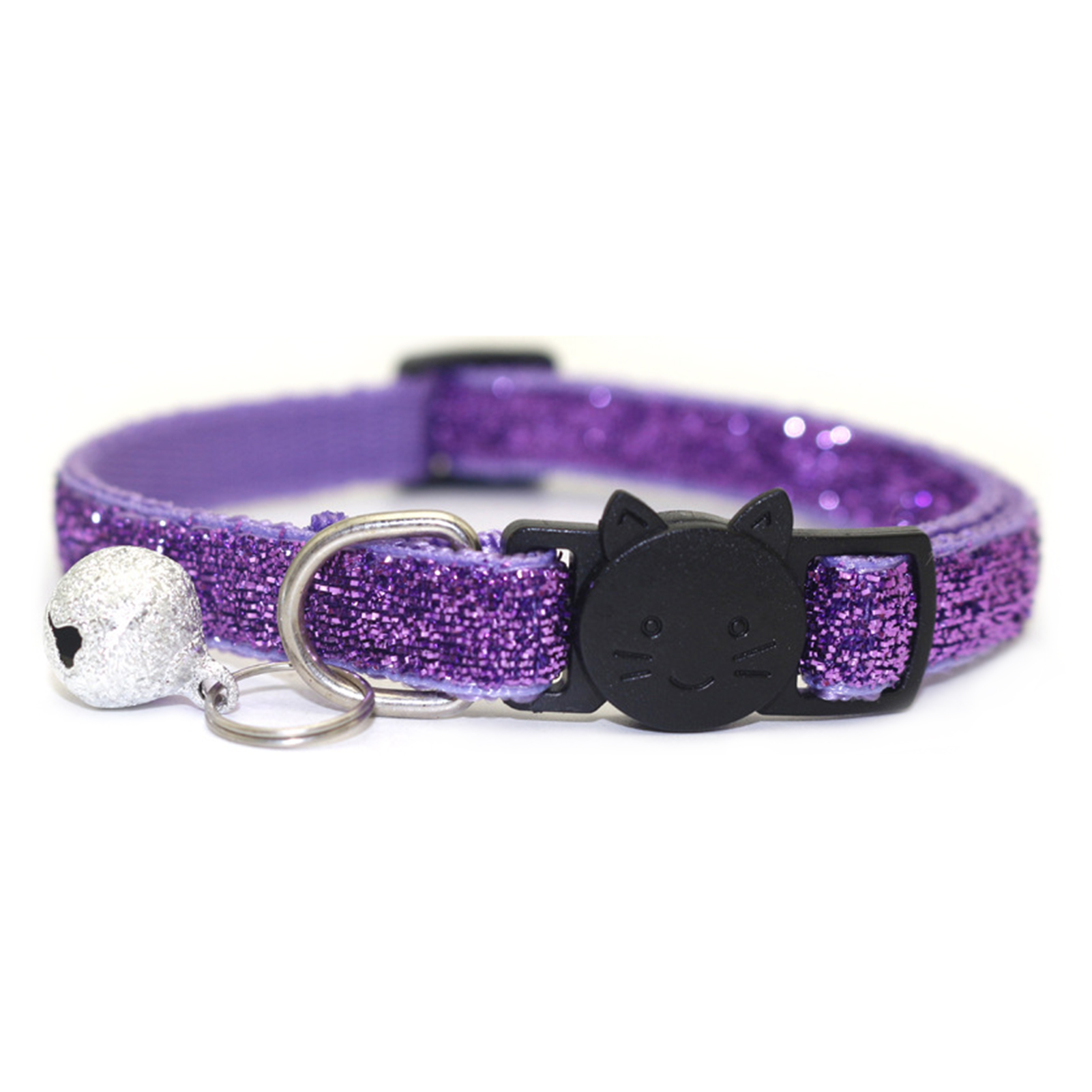 Reheyre Bling Cat Collar Breathable Fadeless Pet Supplies Kitty Sequin