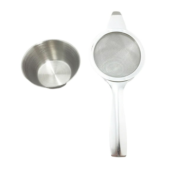 Reheyre Food Grade Rust-proof Stainless Steel Tea Strainer - Fine Mesh Filter - 1 Set - for Home