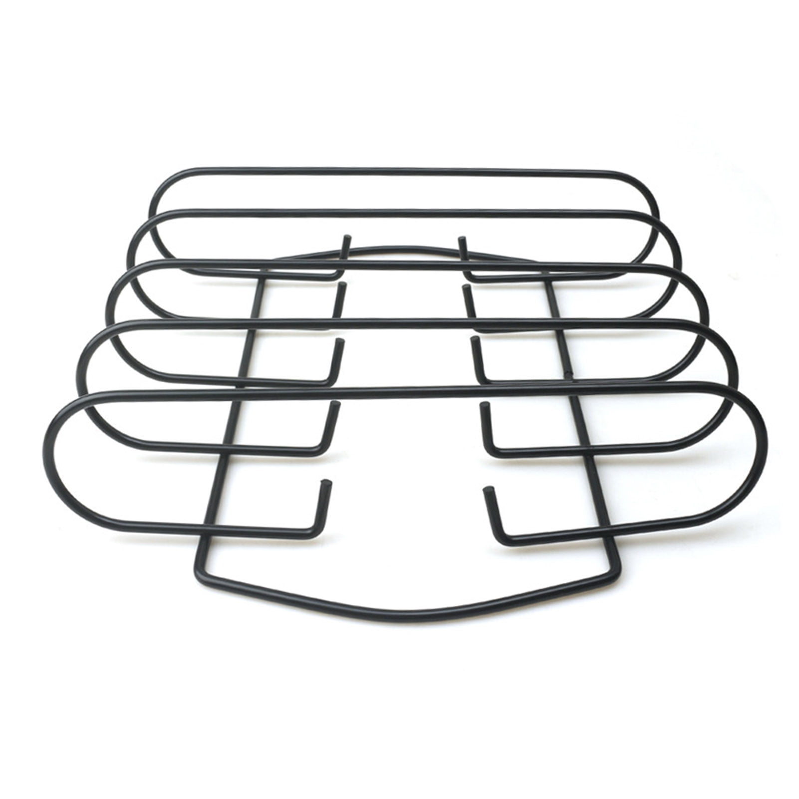 Reheyre Heat-Resistant Roasting Rib Rack - Barbecue Iron - Holds 4 Ribs ...