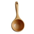 thumbnail image 1 of Reheyre Japan Style Wooden Spoon with Long Handle - Smooth Texture Wood Scoop Ladle - for Hotel, 1 of 8