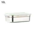 thumbnail image 1 of Reheyre Leak-Proof Stainless Steel Bento Box - Rectangle Lunch Container (3/4/7/10/12L), 1 of 7