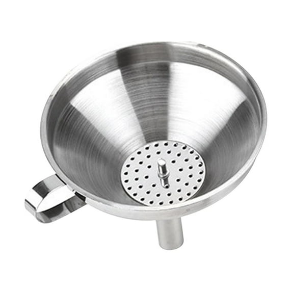 Reheyre Stainless Steel Funnel with Detachable Filter - Kitchen Tools for Cooking Oil Transmission