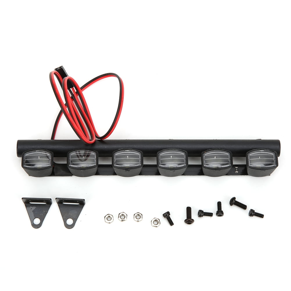 Reiche 1/10 Scale RC Crawler Car Roof Light Bar Spotlights Fit for TRX4 90046 SCX10 Pull Car