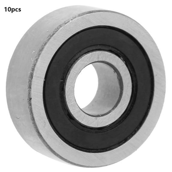 Reiche 10Pcs Universal Double Sided Sealed Deep Groove Ball Bearings (604-2rs)