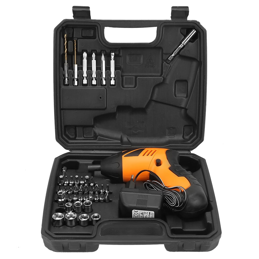 Reiche 4.8V Li-ion Rechargeable Cordless Screwdriver Drill Power Tool Set EU Plug 230V