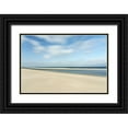thumbnail image 1 of Reichelt, Dieter 24x17 Black Ornate Wood Framed with Double Matting Museum Art Print Titled - Sand-Sea And Sky, 1 of 4