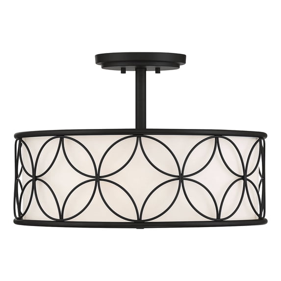 Reid 4-Light Ceiling Light in Matte Black