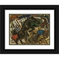 thumbnail image 1 of Reidar Aulie 14x12 Black Ornate Wood Framed Double Matted Museum Art Print Titled: Puberty (1937), 1 of 5