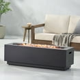 thumbnail image 1 of Reign Metal Outdoor 50,000 BTU Rectangular Fire Pit (No Tank Holder), Dark Gray, 1 of 9