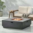 thumbnail image 1 of Reign Metal Outdoor 50,000 BTU Square Fire Pit (No Tank Holder), Dark Gray, 1 of 9