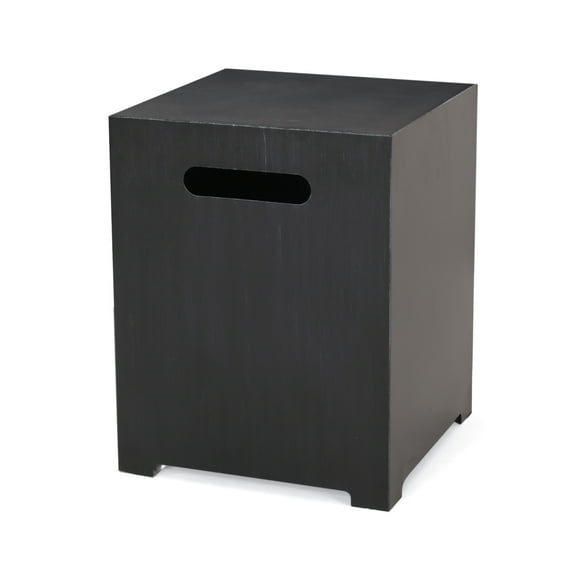 Reign Metal Outdoor Tank Holder, Black and Brushed White