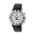 thumbnail image 1 of Reign Nehru Leather-Band Automatic Men'S Watch - Silver/White, 1 of 3
