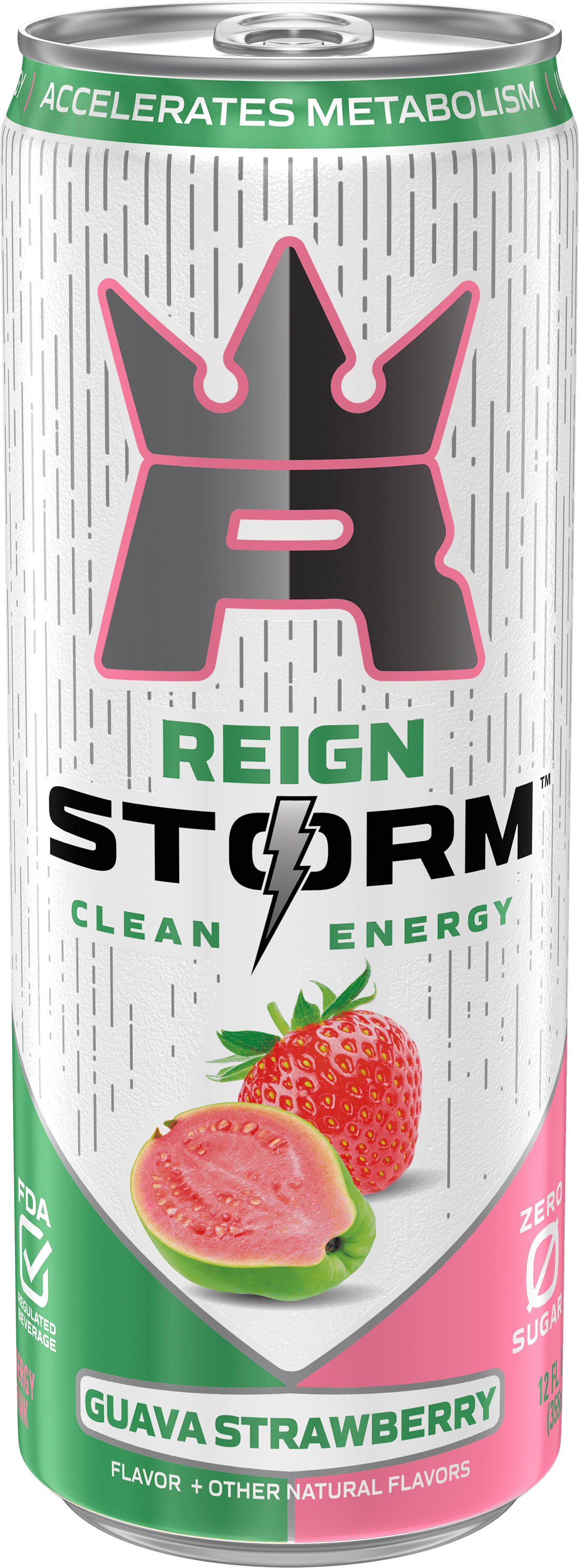 Reign Storm Clean Energy, Guava Strawberry, 1 Count, 12 fl oz