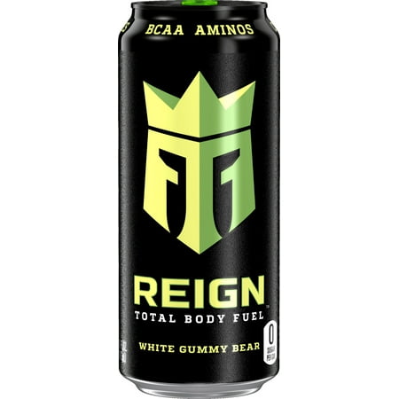 Reign Total Body Fuel, White Gummy Bear, Performance Energy Drink, 16 fl oz