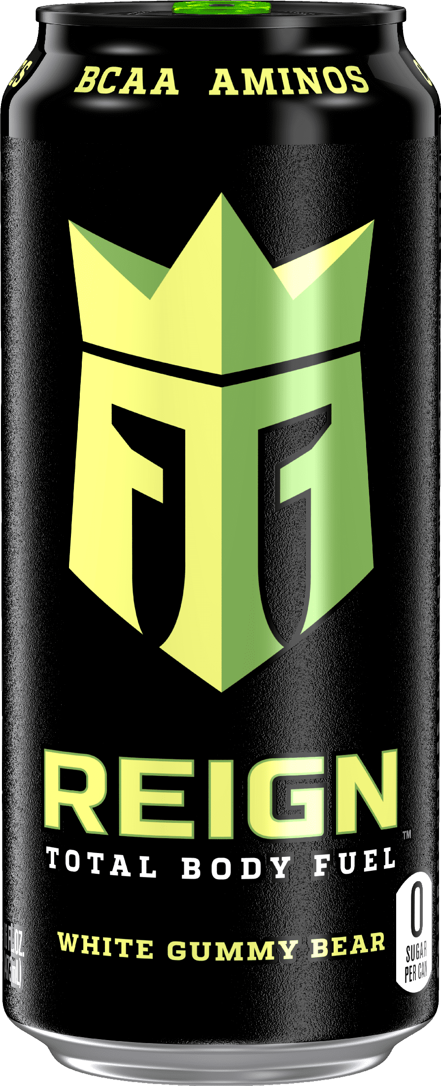 REIGN WATCHES Reign Total Body Fuel, White Gummy Bear, Performance Energy Drink, 16 fl oz