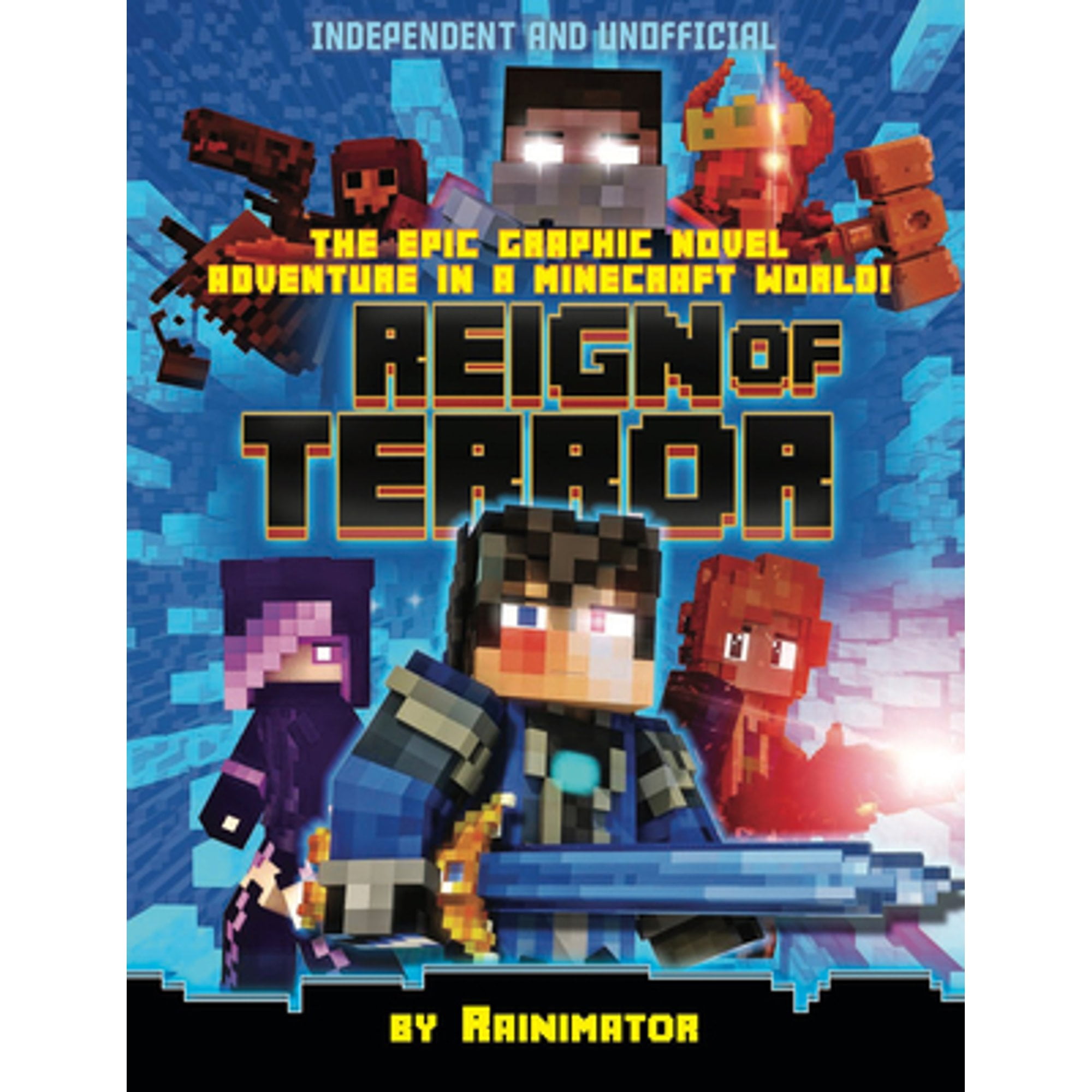 Pre-Owned Reign of Terror: Minecraft Graphic Novel (Independent & Unofficial): The Epic Graphic (Paperback) by Rain Olaguer, Eddie Robson