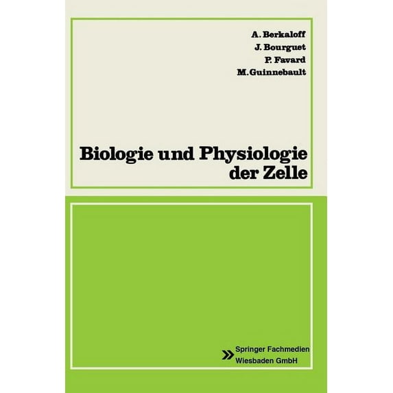 Reihe Biologie Biologie Und Physiologie Der Zelle, (Paperback)