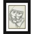 thumbnail image 1 of Reijer Stolk 18x24 Black Ornate Framed Double Matted Museum Art Print Titled: Head (1906), 1 of 5