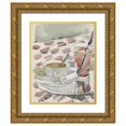 thumbnail image 1 of Reijer Stolk 20x24 Gold Ornate Framed and Double Matted Museum Art Print Titled - Tray with a Cup, Saucer and Glass on a Table (C. 1916), 1 of 4