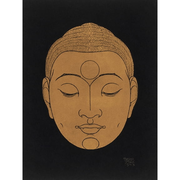 Reijer Stolk Head Of Buddha Extra Large XL Wall Art Poster Print