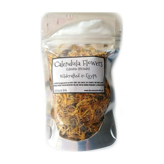 Reiki Charged Calendula Flowers Wildcrafted in Egypt Loose Leaf Dried Whole 10 gram bag Small Sample Tea