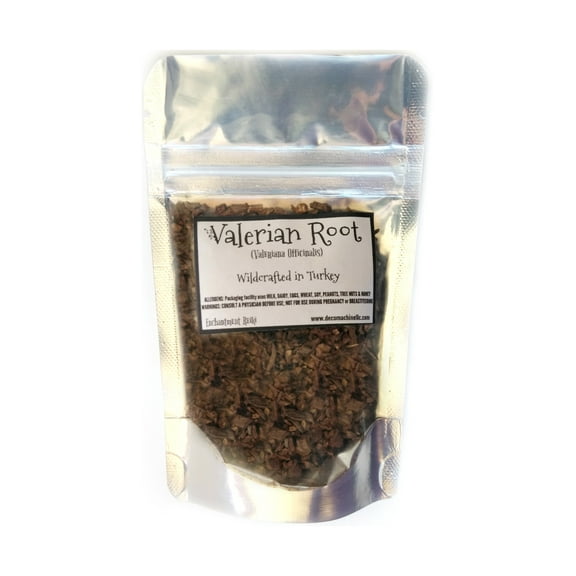 Reiki Charged Valerian Root Valeriana Officinalis Wildcrafted in Turkey Dried 0.7 oz bag Small Sample Tea