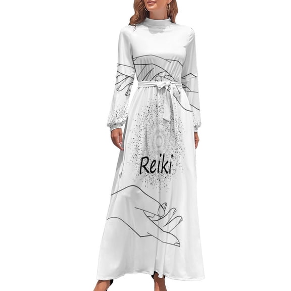 Reiki Long Dress dresses for women luxury designer party wedding dresses for woman beach dresses Elegant gowns