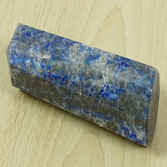 Reikiera Healing Lapiz Lazuli Reiki Obelisk Tower Spiritual Balancing Energy Gemstone-5-6 cm