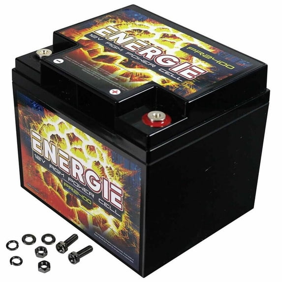 ENERGIE PR2400 2400 WATT 12 VOLT 50 AH AUTOMOTIVE VEHICLE POWER CELL BATTERY NEW