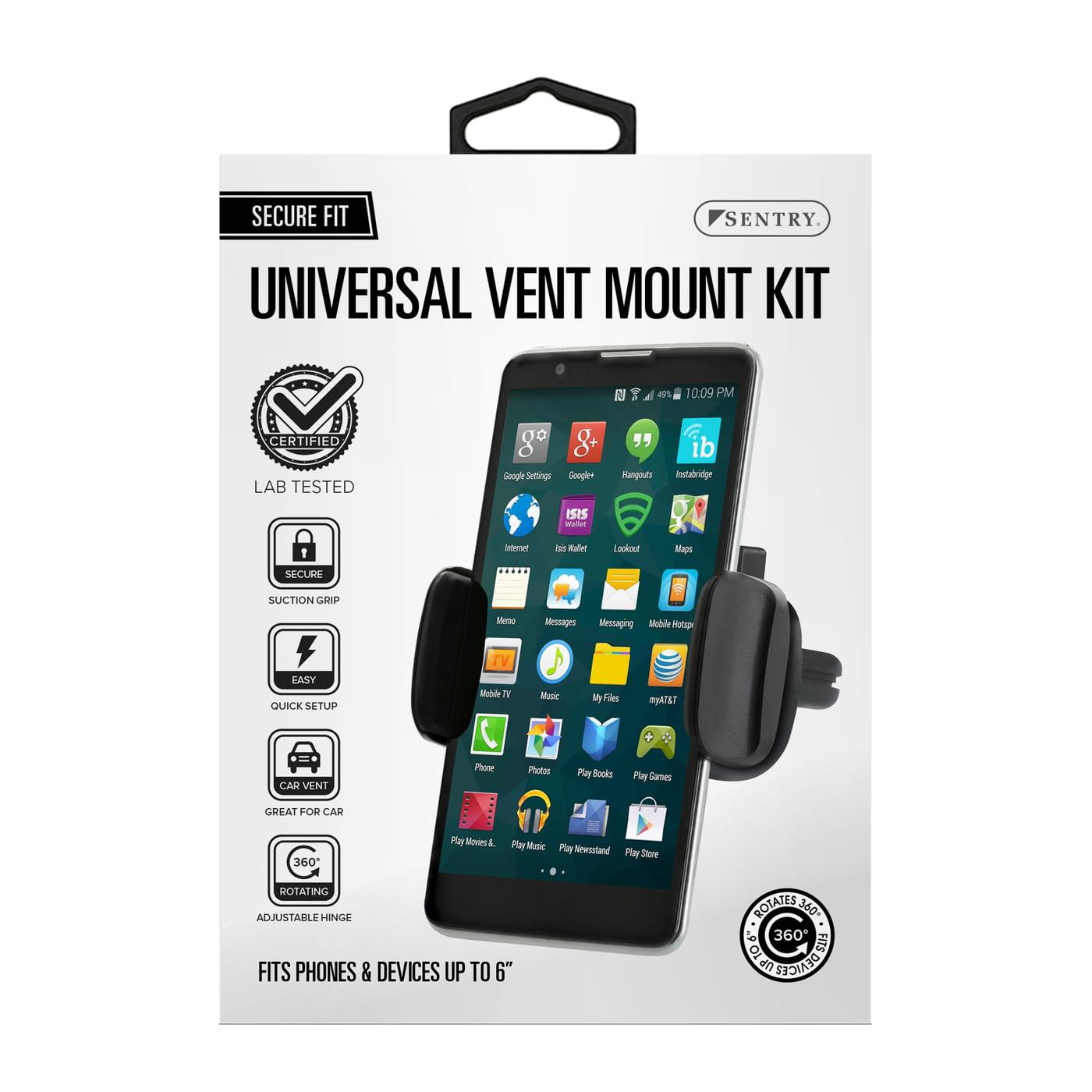 Reiko Wireless Sentry Universal Car Vent Mount Kit Mp600