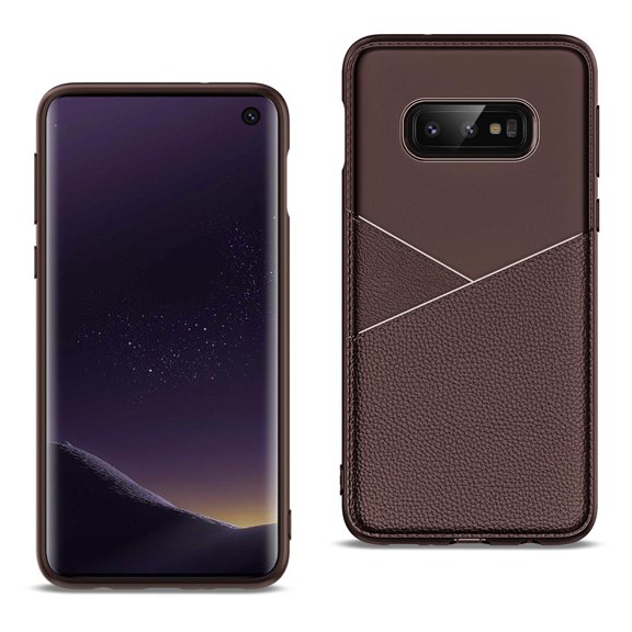 Reiko brand for Galaxy S10 Lite Soft Case In Brown