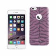 thumbnail image 1 of Reiko brand for iphone 6 Plus/ 6s Plus Shine Glitter Shimmer Tiger Stripe Hybrid Case In Purple, 1 of 4