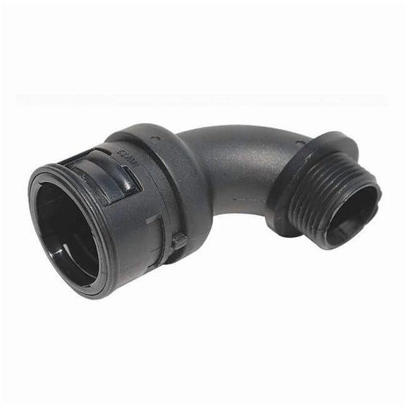 Reiku Elbow 90 deg.,0.669 in.,Black,Nylon VPBRB-17N02
