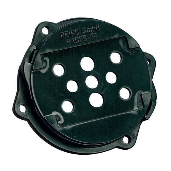 Reiku Flange,2.750 in.,Black,Polyamide PADFB-70